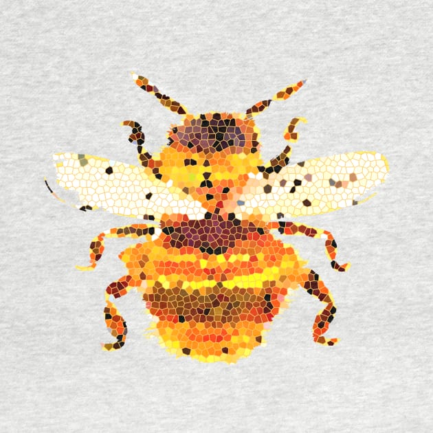 Mosaic Bumble Bee by ZeichenbloQ